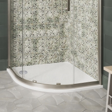 Britton Zamori Quadrant Shower Tray 900mm x 900mm