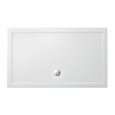 Britton Zamori Rectangular Shower Tray 1500mm x 900mm - White