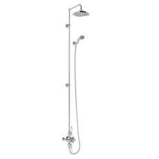 Burlington Avon Extended Triple Exposed Mixer Shower with Shower Kit + 12inch Fixed Head