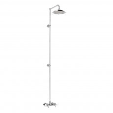 Burlington Eden Extended Dual Exposed Shower with 6inch Fixed Head