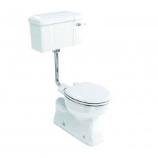 Burlington S-Trap Low Level Toilet Lever Cistern - Excluding Seat