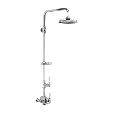 Burlington Stour Dual Exposed Mixer Shower with 12inch Fixed Head