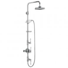 Burlington Stour Triple Exposed Mixer Shower with Shower Kit + 6inch Fixed Head