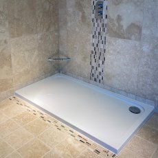 Coram Resin Rectangular Shower Tray 1200mm x 900mm - Flat Top