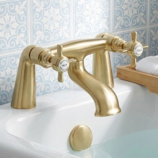 Delphi Belgravia Brushed Brass Bath Filler Tap