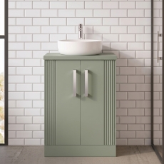 Delphi Bentley 600mm 2-Door Floor Standing Countertop Vanity Unit