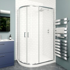 Delphi Calibre Chrome 6mm Offset Quadrant Shower Enclosure
