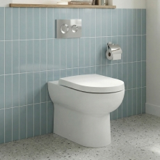 Delphi Cavalier Rimless Back to Wall Toilet (inc Soft Close Seat)