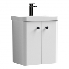 Delphi Curva 500mm 2-Door Wall Hung Vanity Unit
