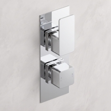 Delphi Edge Chrome 1-Outlet Dual Concealed Shower Valve