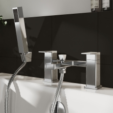 Delphi Fathom Chrome Bath Shower Mixer Tap with Kit