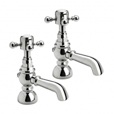 Delphi Fenton Bath Taps Pair - Chrome