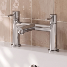 Delphi Fresh Chrome Pillar Mounted Bath Filler Tap