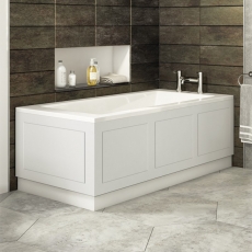 Delphi AquaGuard Shaker Gloss White Waterproof Straight Bath Panel