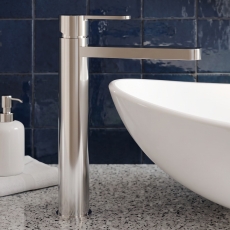Delphi Loop Chrome Tall Mono Basin Mixer Tap