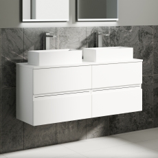 Delphi Penthouse 1200mm 4-Drawer Wall Hung Countertop Vanity Unit