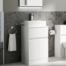 Delphi Penthouse 500mm 2-Door 1-Drawer Floor Standing Countertop Vanity Unit