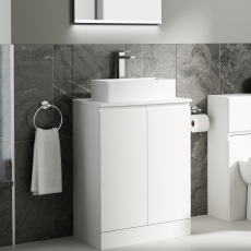 Delphi Penthouse 600mm 2-Door Floor Standing Countertop Vanity Unit