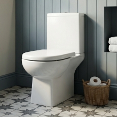 Delphi Prism Close Coupled Toilet (inc Soft Close Seat)