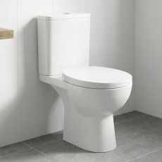 Delphi Sierra Rimless Close Coupled Toilet (inc Soft Close Seat)