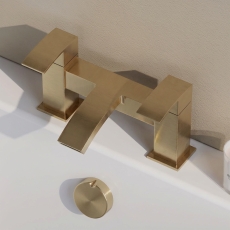 Delphi Swallow Brushed Brass Bath Filler Tap