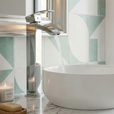Delphi Swallow Chrome High Rise Tall Mono Basin Mixer Tap
