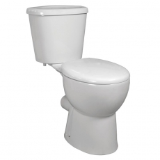 Delphi Trade Raised Height Close Coupled Toilet (inc Soft Close Seat)