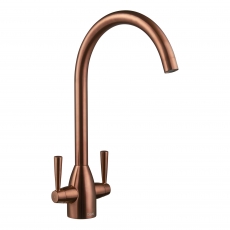 Deva Carlow Kitchen Sink Mixer Tap - Copper