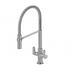 Deva Dunston Flexi Kitchen Sink Mixer Tap - Chrome