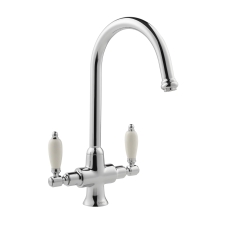 Deva Georgian Mono Kitchen Sink Mixer Tap Chrome