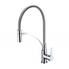 Deva Hawei Flexi Pull-Out Kitchen Sink Mixer Tap - Chrome
