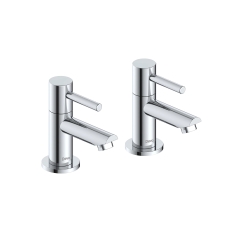 Deva Insignia Bath Taps Pair - Chrome