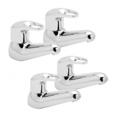 Deva Lace Basin Taps and Bath Taps - Chrome