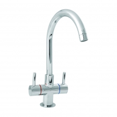 Deva Metropolis Mono Kitchen Sink Mixer Tap Chrome