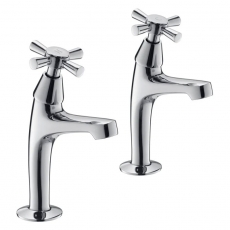 Deva Milan Kitchen Sink Taps Pair - Chrome