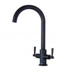 Deva Nelson Kitchen Sink Mixer Tap - Matt Black