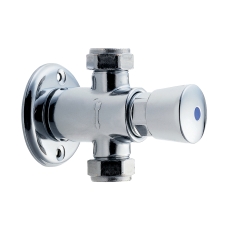 Deva Non-Concussive Exposed Shower Valve - Chrome