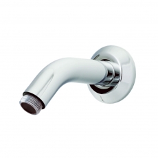 Deva Round Wall Mounted Shower Arm 148mm - Chrome