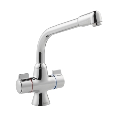 Deva Sauris Mono Kitchen Sink Mixer Tap Chrome