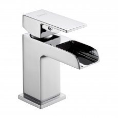 Deva Sparkle MK2 Waterfall Mono Single Lever Basin Mixer Tap with Press Top Waste - Chrome