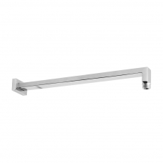 Deva Square Concealed Shower Arm 382mm Length - Chrome