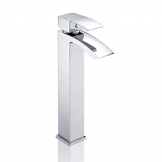 Deva Swoop MK2 Mono Single Lever Tall Basin Mixer Tap - Chrome