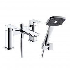 Deva Wai Bath Shower Mixer Tap Pillar Mounted - Chrome