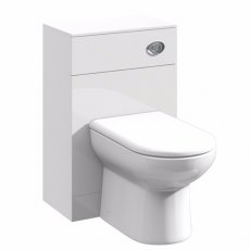 Duchy Alaska Back to Wall WC Toilet Unit 500mm Wide - Gloss White
