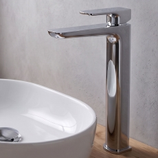 Duchy Caradon Chrome Tall Mono Basin Mixer Tap