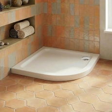 Duchy Carn Anti-Slip 45mm Stone Resin Quadrant Shower Tray
