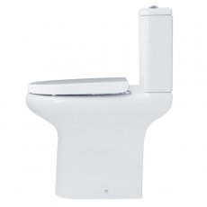 Duchy Lily Rimless Comfort Close Coupled Toilet with Push Button Cistern - Soft Close Seat
