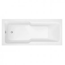 Duchy Newham Straight Single Ended Shower Bath 1700mm x 750mm - 0 Tap Hole