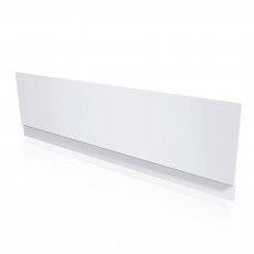 Duchy Waterproof 2-Piece PVC Bath Front Panel 1800mm W x 550mm H - Gloss White