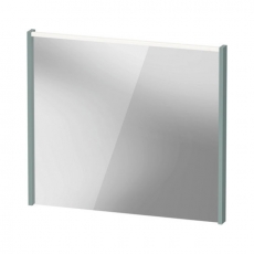 Duravit D-Code LED Bathroom Mirror 700mm H x 800mm W - Fjord Green